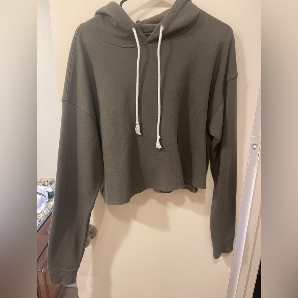 Hooded, cropped Wild Fable sweatshirt